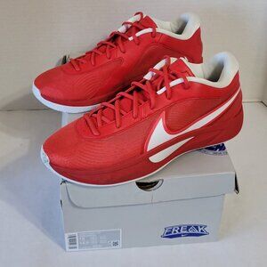 Nike Giannis Freak 6 TB Mens Size 13 Red Shoes Sneakers Basketball FV1292-600